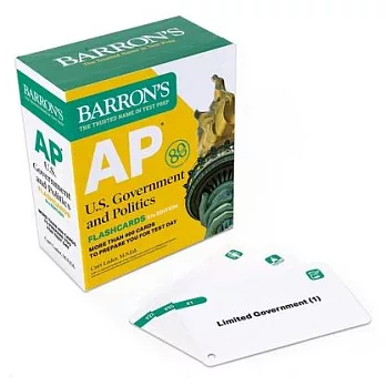 AP U.S. Government and Politics Flashcards, Fifth Edition: Up-To-Date Review + Sorting Ring for Custom Study