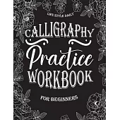 Calligraphy Practice Book for Beginners: Discover the Enchanting World of Calligraphy on Mysterious Black Paper