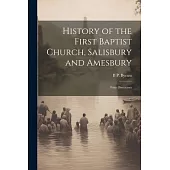 History of the First Baptist Church, Salisbury and Amesbury: Four Discourses
