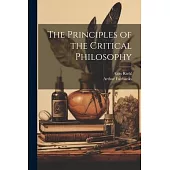 The Principles of the Critical Philosophy