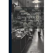 Hotel Management Quantity Food Recipes