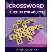 Crossword Puzzle Book for Adults: Large Print Easy Puzzles with Solutions