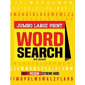 Jumbo Word Search Book for Adults Large Print: Word Find Book for Kids, Word Search Books, Puzzle Word Search Books