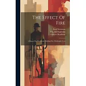 The Effect Of Fire: A Report On The Horne Building Fire, Pittsburgh, U.s.a