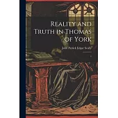 Reality and Truth in Thomas of York: 1