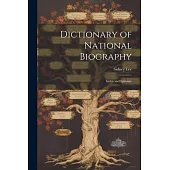 Dictionary of National Biography: Index and Epitome