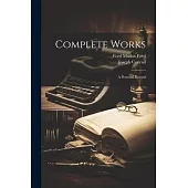 Complete Works: A Personal Record