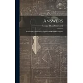 Answers: Wentworth’s Elements Of Algebra And Complete Algebra