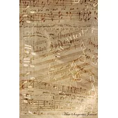 Harmonious Creations: Songwriter’s Staff Paper Journal for Musical Masterpieces
