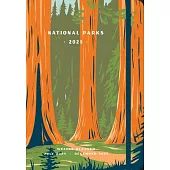 National Parks 2025 Weekly Planner: July 2024 - December 2025