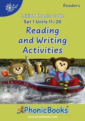 Phonic Books Dandelion Readers Reading and Writing Activities Set 1 Units 11-20 Pip Gets Rich (Two Letter Spellings Sh, Ch, Th, Ng, Qu, Wh, -Ed, -Ing,