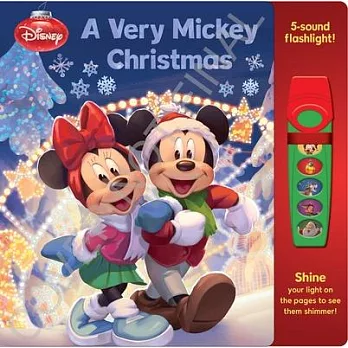 Glow Flashlight Adventure Book Disney Mickey Christmas