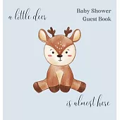 A little deer, is nearly here baby shower guest book