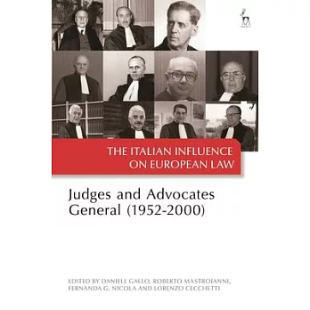 The Italian Influence on European Law: Judges and Advocates General (1952-2000)