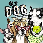 Dog Coloring Book for Adults: funny dogs Coloring Book for AdultsDoodle Dogs Coloring Book for Adults VariousBreeds and Styles