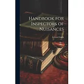 Handbook for Inspectors of Nuisances