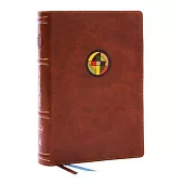 Life in Christ Bible: Discovering, Believing, and Rejoicing in Who God Says You Are (Nkjv, Brown Leathersoft, Red Letter, Comfort Print)