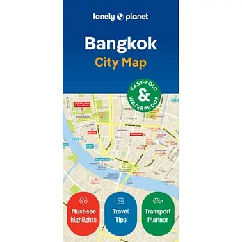 Lonely Planet Bangkok City Map 2