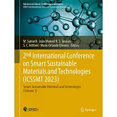 2nd International Conference on Smart Sustainable Materials and Technologies (Icssmt 2023): Smart Sustainable Materials and Technologies (Volume 1)
