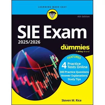 Sie Exam 2025/2026 for Dummies (Securities Industry Essentials Exam Prep + Practice Tests & Flashcards Online)