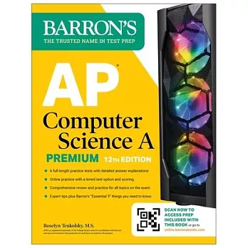 AP Computer Science a Premium, 2025: 6 Practice Tests + Comprehensive Review + Online Practice