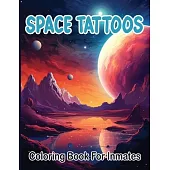 Space Tattoos coloring book for inmates