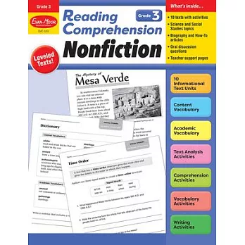 Reading Comprehension: Nonfiction, Grade 3 Teacher Resource