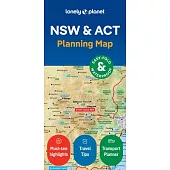 Lonely Planet New South Wales & ACT Planning Map 2