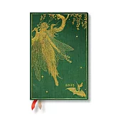 Paperblanks 2025 Olive Fairy Lang’s Fairy Books 12-Month Mini Day-At-A-Time Elastic Band 416 Pg 80 GSM