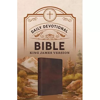 Daily Devotional Bible KJV [Hickory Cross]