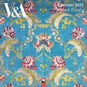 V&a: French Rococo Wall Calendar 2025 (Art Calendar)