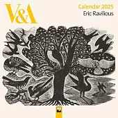 V&a: Eric Ravilious Wall Calendar 2025 (Art Calendar)