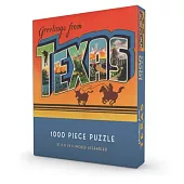 Greetings from Texas Puzzle 1000 Piece