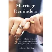 Marriage Reminders: Explore 15 Christ-Centered marriage principles to revive and strengthen your marriage.