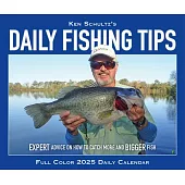 Ken Schultz’s Daily Fishing Tips 2025 6.2 X 5.4 Box Calendar