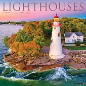 Lighthouses 2025 12 X 12 Wall Calendar