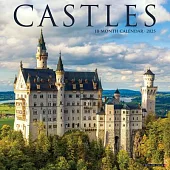 Castles 2025 12 X 12 Wall Calendar