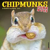 Chipmunks (Gone Nuts!) 2025 12 X 12 Wall Calendar
