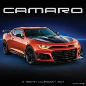 Camaro 2025 12 X 12 Wall Calendar