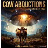 Cow Abductions 2025 12 X 12 Wall Calendar