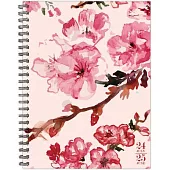 Cherry Blossom Academic July 2024 - June 2025 6.5 X 8.5 Softcover Planner