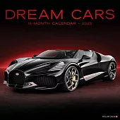 Dream Cars 2025 12 X 12 Wall Calendar (Foil Stamped Cover)