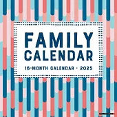 Family Planner 2025 12 X 12 Wall Calendar