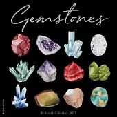 Gemstones 2025 12 X 12 Wall Calendar