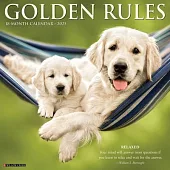 Golden Rules 2025 12 X 12 Wall Calendar