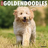 Just Goldendoodles 2025 12 X 12 Wall Calendar