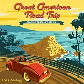 Great American Road Trip (Adg) 2025 12 X 12 Wall Calendar