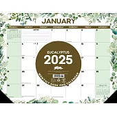 Eucalyptus 2025 22 X 17 Large Monthly Deskpad