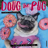 Doug the Pug 2025 7 X 7 Mini Wall Calendar