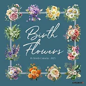 Birth Flowers 2025 12 X 12 Wall Calendar